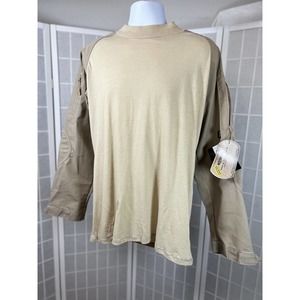 Tru-Spec Men's Khaki Tru Combat Shirt Large Regular
